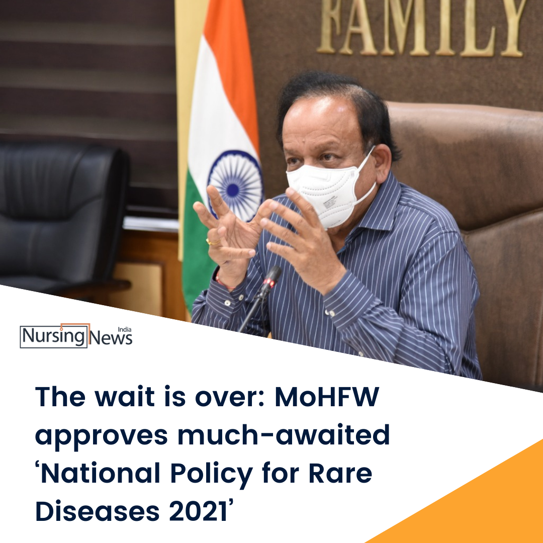 The wait is over: MoHFW approves much-awaited ‘National Policy for Rare Diseases 2021’