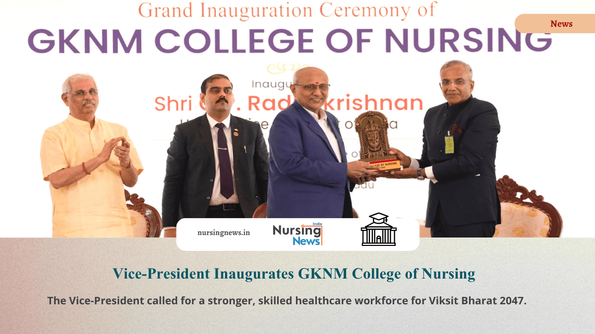 Vice-President opens GKNM College of Nursing, calls for a stronger health workforce