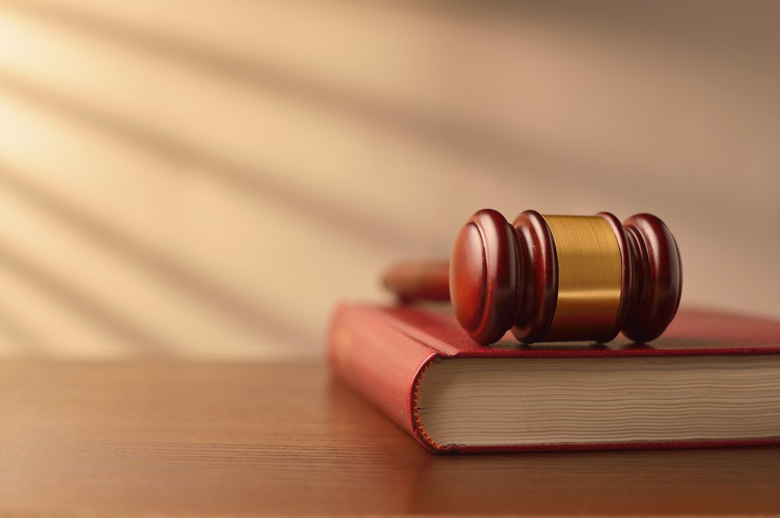 Law book and judges gavel|