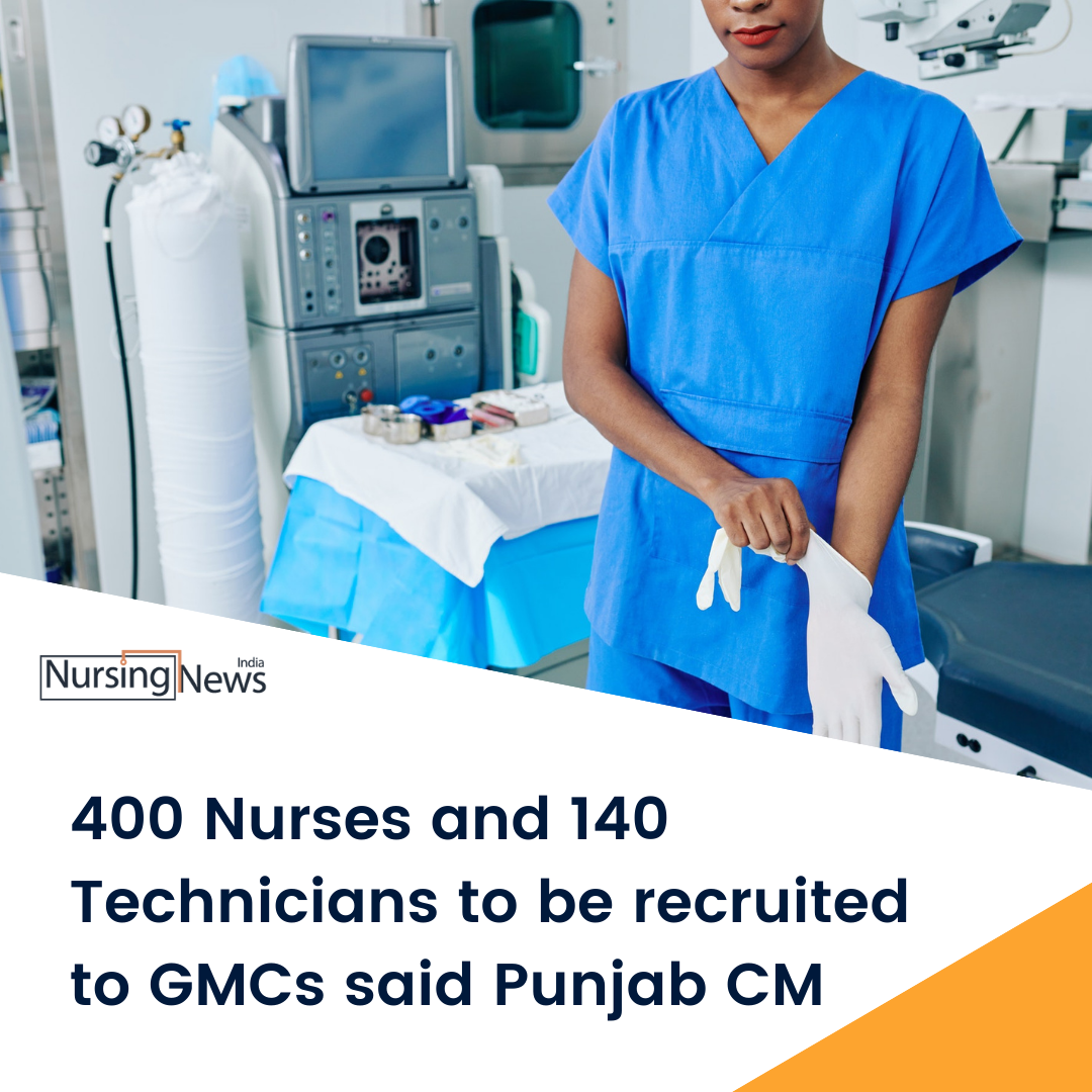 400 Nurses and 140 Technicians To Be Recruited to GMCs Said Punjab CM
