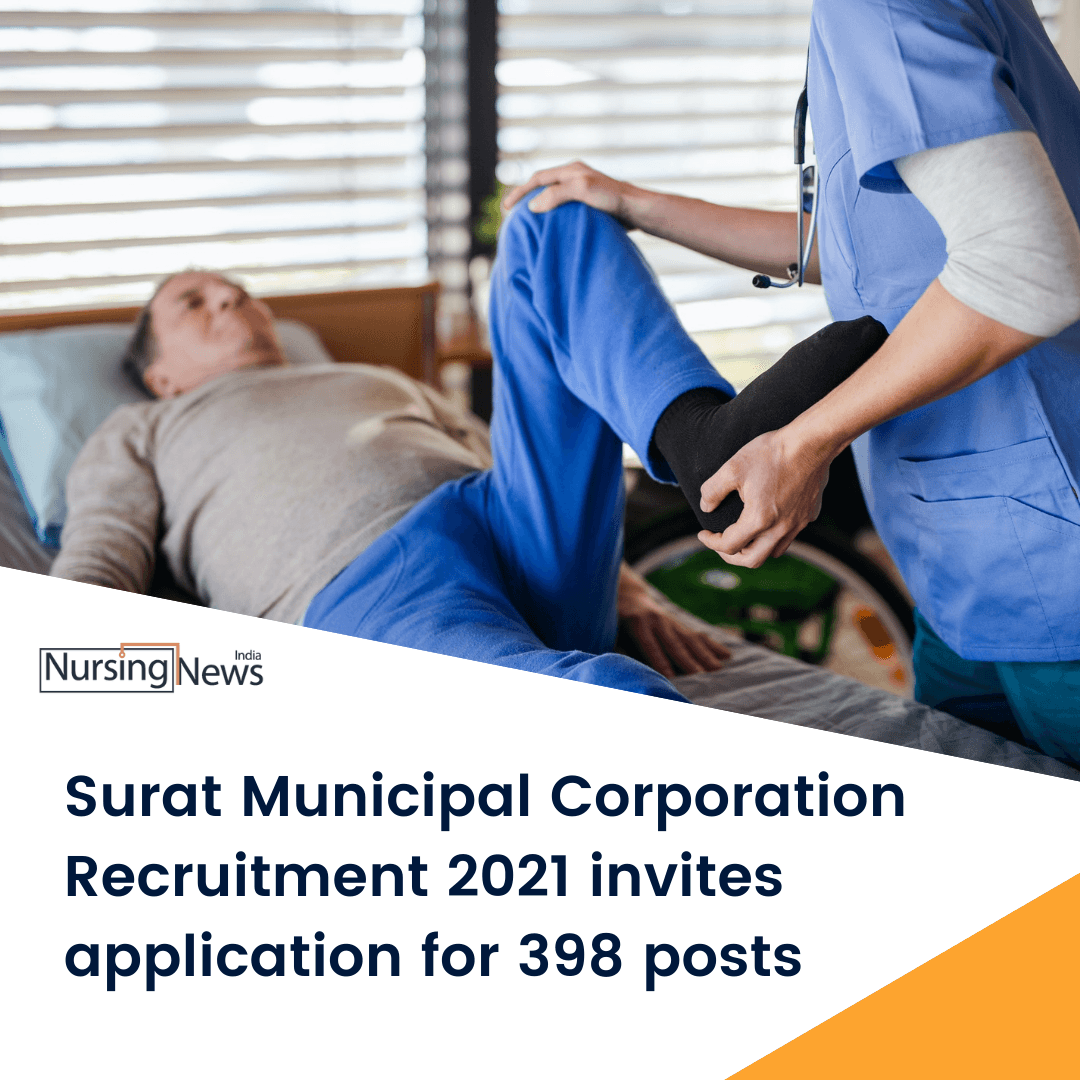 Surat Municipal Corporation Recruitment 2021 invites application for 398 posts