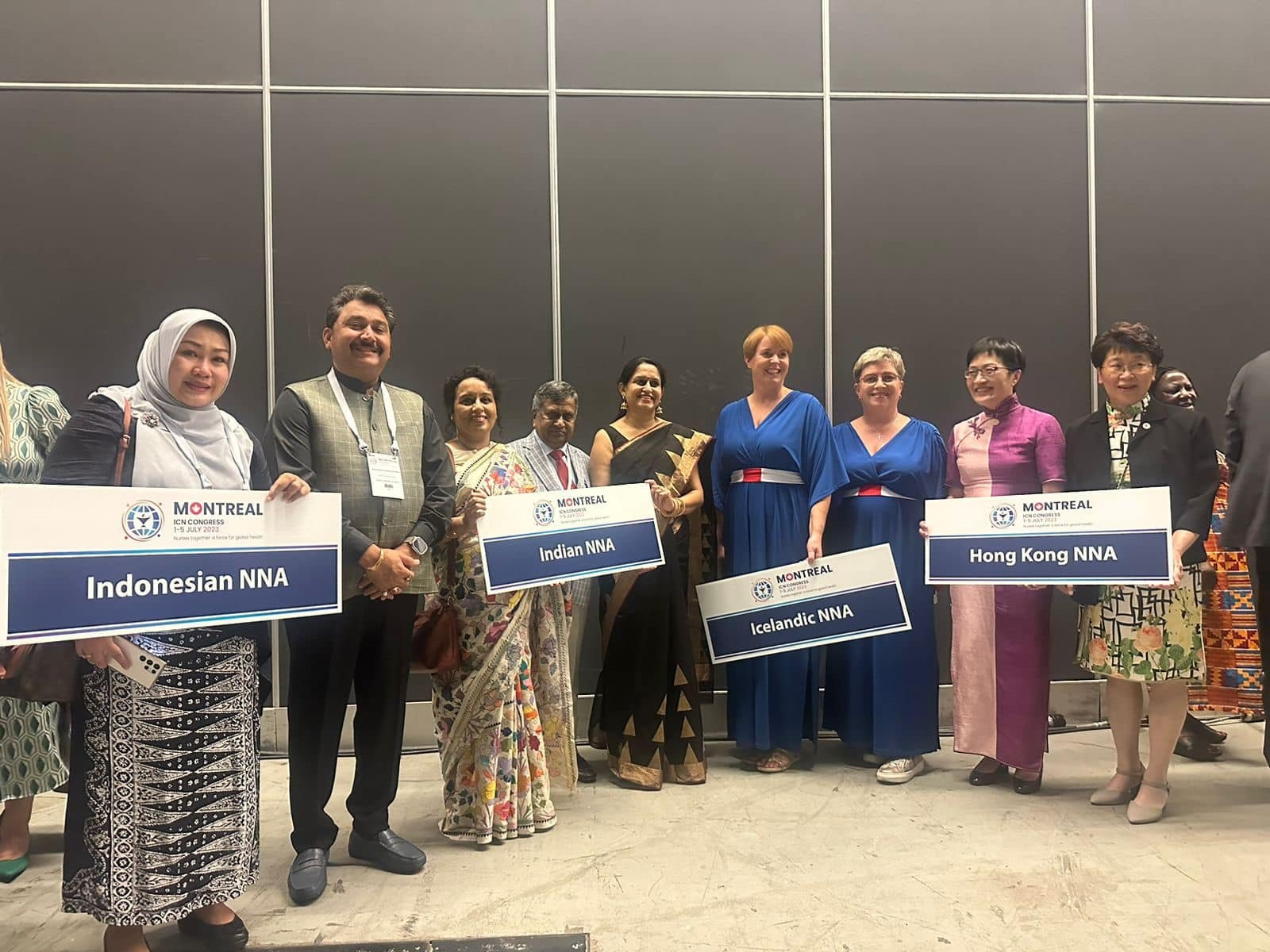 Indian Nursing Council Officials in ICN Congress, Canada Image Source: Dr. Jogendra Sharma|||||||||||||||