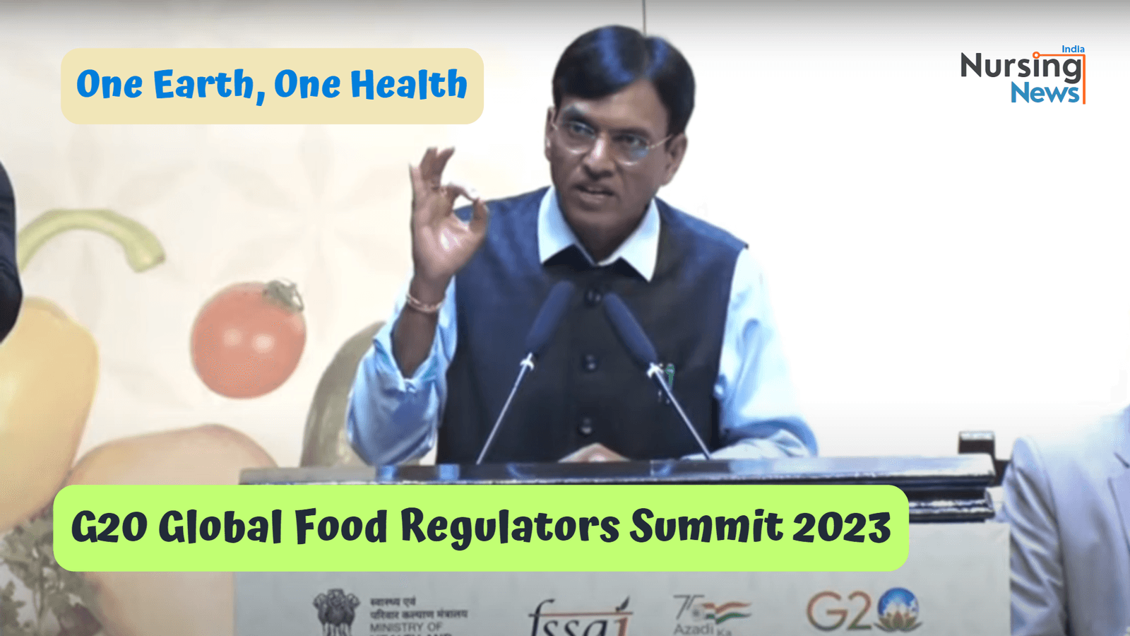 Mansukh Mandaviya in G20 Global Good Regulators Summit 2023
