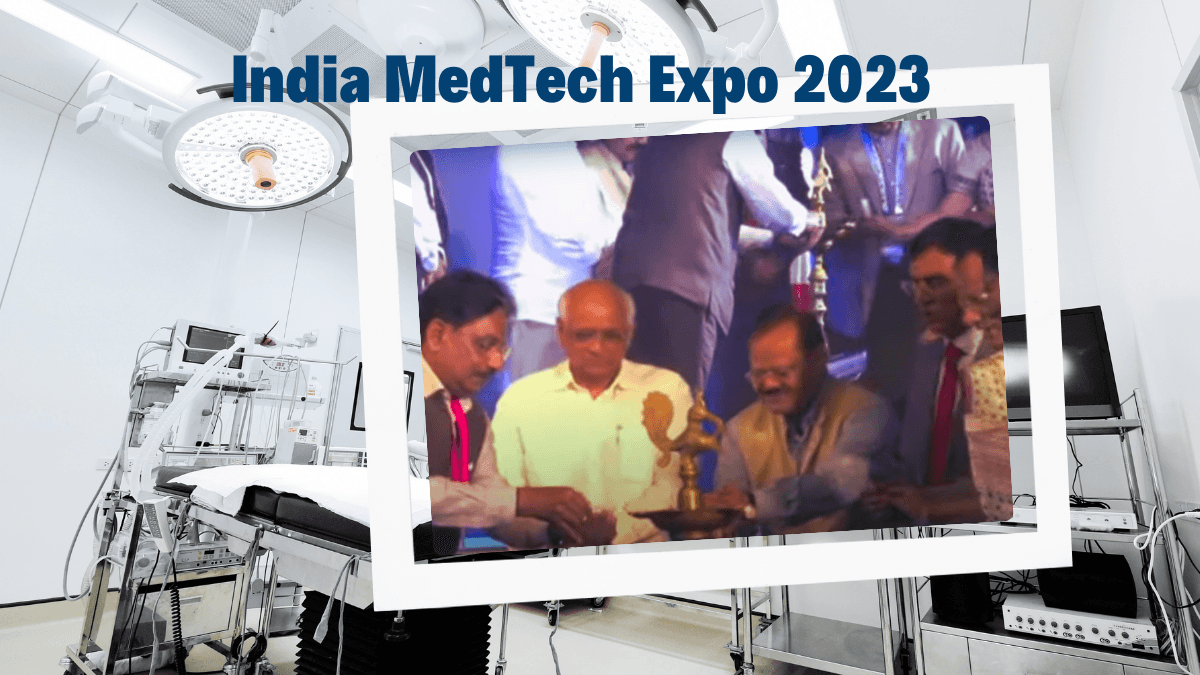 Lamp Lighting During the India MedTech Expo 2023