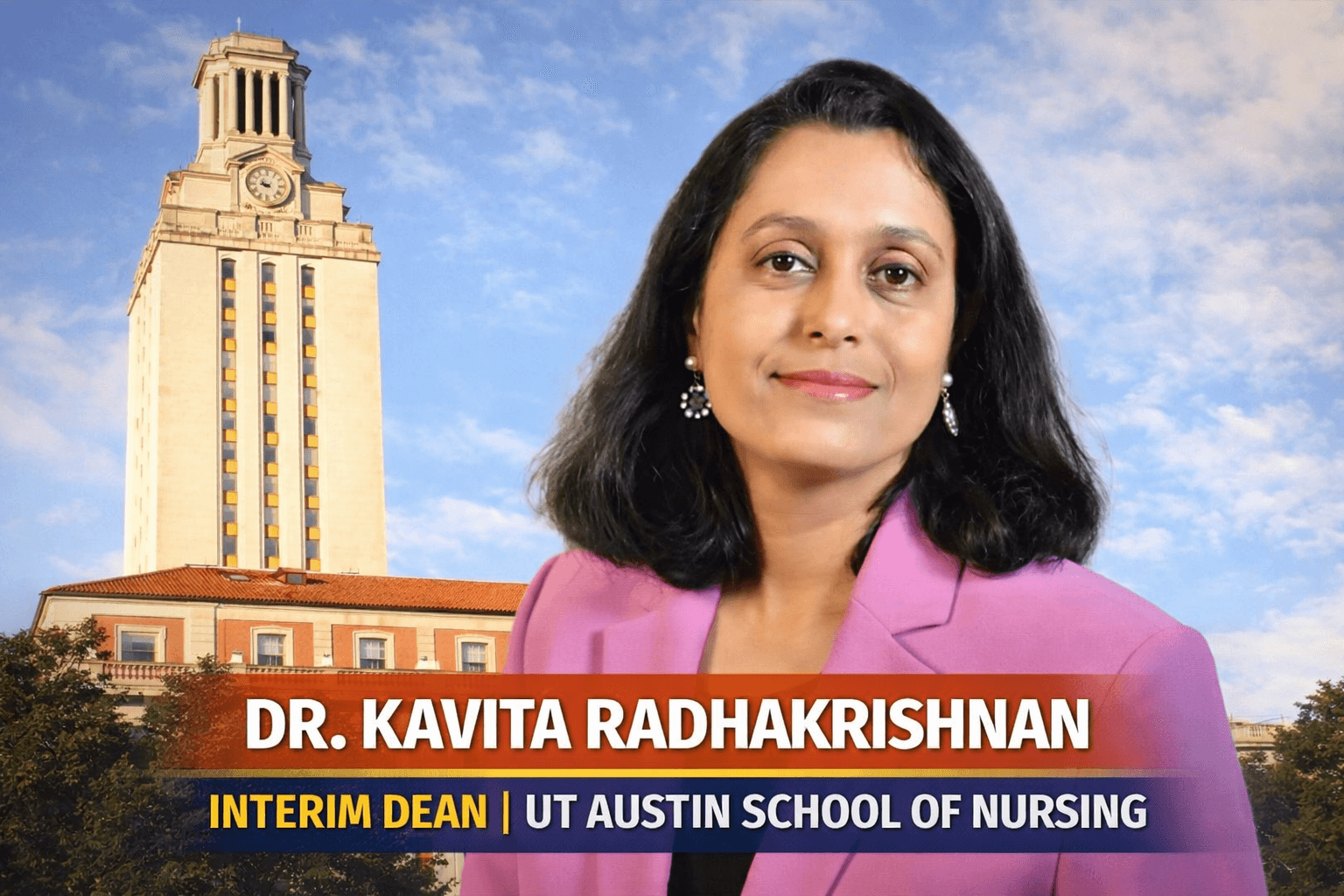 Mumbai-Born Nurse Scientist Appointed Interim Dean at UT Austin School of Nursing