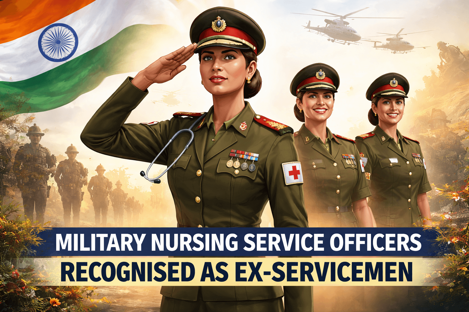 Military Nursing Service Officers Granted Ex-Servicemen Recognition Under Amended Rules